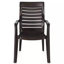 Nilkamal CHR 2180 Plastic Lifestyle Chair, Weather Brown-image-58