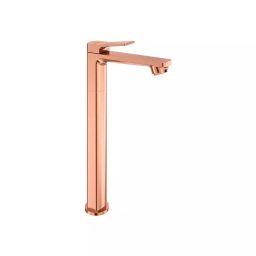 CERA Sylvina Long Body Pillar Cock Quarter Turn Deck Mount PVD Finish Rose Gold with Aerator, F1021102RG-image-22