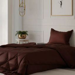 Stoa Paris Date Night Brown 150 GSM Poly Satin Single Ultra Silky Soft Comforter-image-41