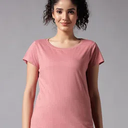 Chemistry Women Pure Cotton Raw Edge T-shirt-picture-53