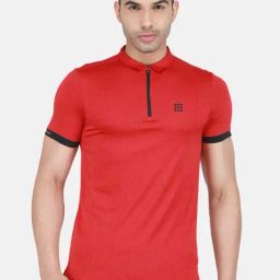 Rock.It Red Regular Fit Polo T-Shirt-image-34