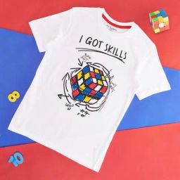 Pantaloons Junior White Cotton Printed T-Shirt-picture-25