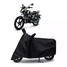 Auto Pearl Bike Cover for Mahindra Pantero (Black)-image-68