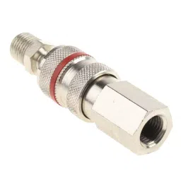 RS PRO Brass Female Male Pneumatic Quick Connect Coupling G 1/4 Female R 1/4 Male Threaded, 6671768-image-44