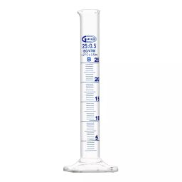 Glassco GC-138.522.02A Measuring Cylinder with Hexagonal Base Class B 25 ml (Pack of 2 Pcs)-9