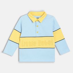 MINI KLUB Boys Typography Printed Polo Collar T-shirt-picture-21