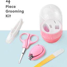 4 Piece Grooming Kit - Pink-image-22