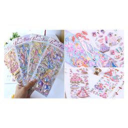 FunBlast Cute Princess Dress-Up Kawaii Stickers Set  Pack of 2 Sheets Random Design-image-18