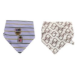 Chinmay Kids Reusable Baby Bibs Two Layered Cute Prints Edges Assorted Color Pack of 2  (Blue-White)-image-3