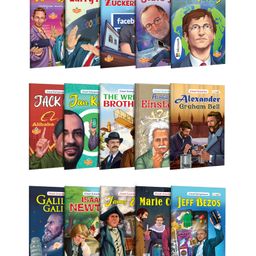 Bill Gates, Steve Jobs, Mark Zuckerberg, Albert Einstein, Galileo Galilei, Issac Newton and more (Great Enterpreneur and Scientists) : Scientists Book for kids , Educational Learning Book | Set of 15 - English-20