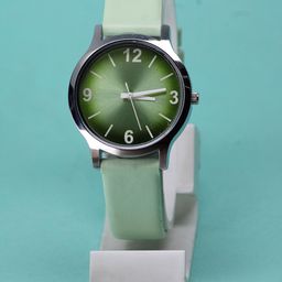 VIRAKTI Unisex Brass Printed Dial & Leather Straps Analogue Watch M.F-48-GREEN.-image-31