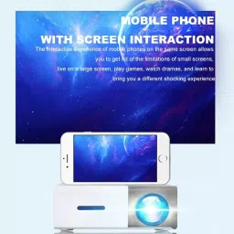 VOLTegIC Party Game LED Movie Projector 400 lm LED Corded & Cordless Portable Projector image 4