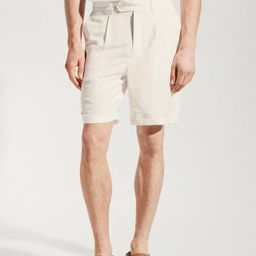 MANGO MAN Cotton Linen Bermuda Shorts-image-7