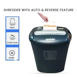 Namibind Crosscut Type Desktop Paper Shredder With 14 Sheets Shredding Capacity, Alfa 14CC image 2