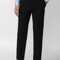Van Heusen Black Slim Fit Trousers-picture-6