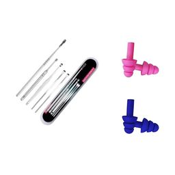 skrynnzer Set Of 7 Ear Plugs With Stainless Steel Beauty Ear Wax Removal-43