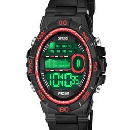 Hala Men Solid Round Tang Regular Digital Watch-1053-24