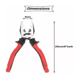 Agam 2 in 1 Screwdriver Set, Claw Hammer, Tape, Plier and Line Tester Combo (Set of 5) image 2