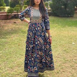 Aralia Floral Print Maxi Dress-image-26