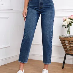 MK Women Original Boyfriend Fit Mid-Rise Jeans-picture-10