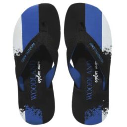 Woodland Men's Black Flip Flops-image-66