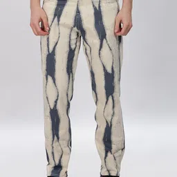 THREE DAYS Men Regular Fit Mid-Rise Heavy Fade Cotton Stretchable Jeans-image-30