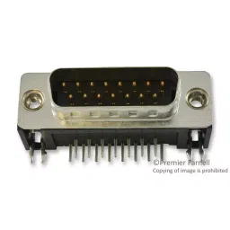 AMPHENOL COMMUNICATIONS SOLUTIONS D SUB CONNECTOR, STANDARD, 15 POSITION, PLUG, 6E17C015PAJ121-picture-31