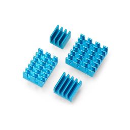 4 In 1 Aluminum Heatsink For Raspberry Pi 4 Model B - Blue - RS26454 In 1 Aluminum Heatsink For Raspberry Pi 4 Model B - Blue - RS2645 image 2