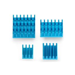 4 In 1 Aluminum Heatsink For Raspberry Pi 4 Model B - Blue - RS26454 In 1 Aluminum Heatsink For Raspberry Pi 4 Model B - Blue - RS2645 image 3