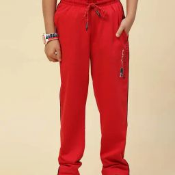 Monte Carlo Kids Red Solid Trackpants-image-59