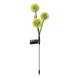 GIGAWATTS 3 Lillies Flower Shape Design Solar Powered LED Stake Light BIS Approved, GW-919-46
