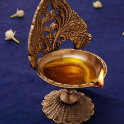 JAYPORE Textured Antique Diyas-25