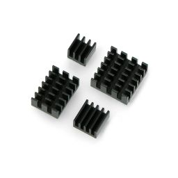 4 In 1 Aluminum Heatsink For Raspberry Pi 4 Model B - Black - RS26464 In 1 Aluminum Heatsink For Raspberry Pi 4 Model B - Black - RS2646 image 2