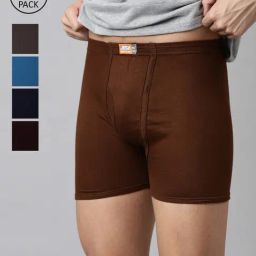 Dixcy Josh Multi Cotton Regular Fit Trunks - Pack Of 5-picture-25