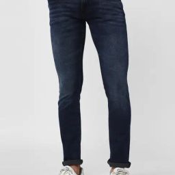 Peter England Jeans Navy Skinny Fit Jeans-picture-32