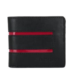 Forever 21 Black PU Paneled Bi-Fold Wallet-image-5