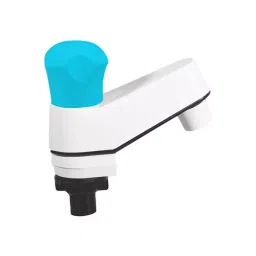 SUPREME Royal Series Pillar Tap Full Turn Plastic 15 mm, Blue-image-90