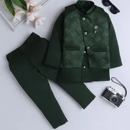 BAESD Boys Single-Breasted Three-Piece Suit-image-61
