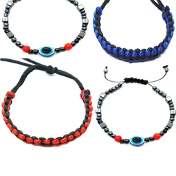 Dynamic Retail Global Men's Wraparound Bracelet Pack of 4-image-35