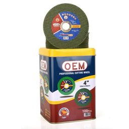 Oem Professional Quality Cutting Wheel 4 Inch (Pack Of 100 Pieces) Single Net Green-image-4