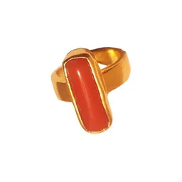 GenZcomplex Gold-Plated Copper Finger Ring-image-82