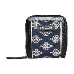 BELWABA Navy Blue Printed Wallet for Women-picture-26