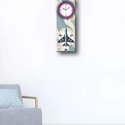 OLIVE TREE White & Black Printed Wall Clock-0