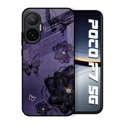 QRIOH Floral Printed Poco F7 5G Back Case Mobile Accessories-picture-16