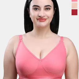 SKDREAMS Pack Of 3 Full Coverage Cotton T-shirt Bra-51