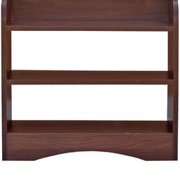 yookeer Modern Bedside Table with 3 Shelves,Bed Side Table Wooden Organizer Stand/Home Decor Table/Coffee Table/End Table/Side Table for Bedroom/End Table for Living Room 40.6 x 25.4 x 50.8 cm, Dark Brown image 5