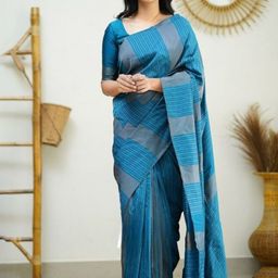 Parampara Ethnic Bandhani Print Zari Pure Silk Banarasi Saree-picture-2