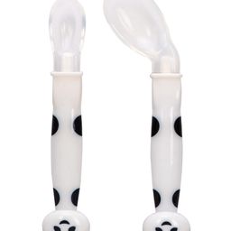 Adore ACE Flexi Silicone Feeding Spoon Set- Pack of 2- White-image-58