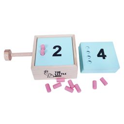 THE LITTLE BOO WOODEN NUMBER PEG COUNTER FOR TODDLERS- ASSORTED COLOR image 2