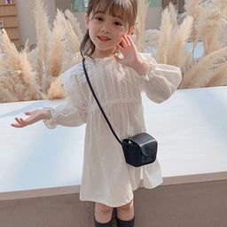 LULU & SKY Puff Sleeve Empire Dress-image-44